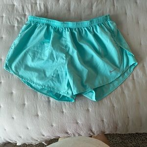Blue large Nike running shorts